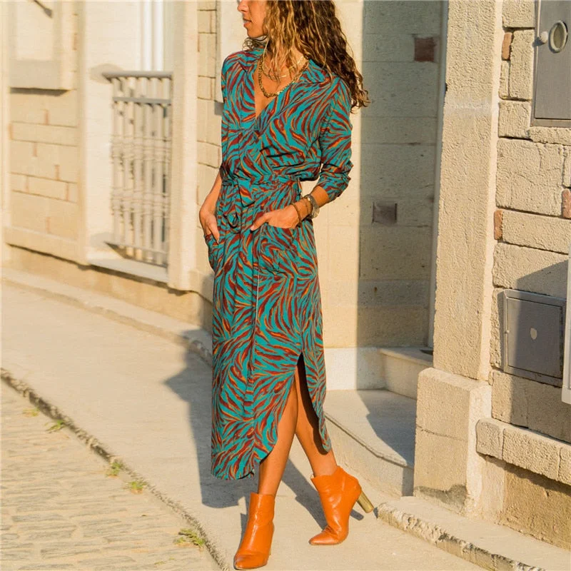 Women Long Dress Floral Print Summer Maxi Bohemian Beach Dress Elegant Party Dress Tunics Custom made Women Long Dress Floral Print Summer Maxi Bohemian Beach Dress Elegant Party Dress Tunics Custom made