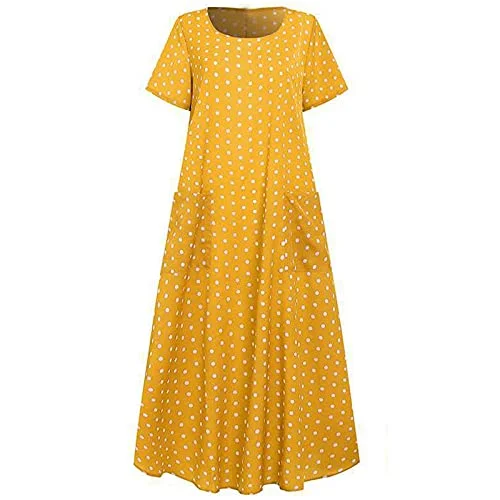 Women's Dress Sweet & Cute Dress Ladies Casual O-Neck Summer Short Sleeve Prints Loose Pockets Long Dress Fancy Cocktail Dress Party Dress Maxi A-line Dress Cowl Neckline Elegant Women's Dress Sweet & Cute Dress Ladies Casual O-Neck Summer Short Sleeve Prints Loose Pockets Long Dress Fancy Cocktail Dress Party Dress Maxi A-line Dress Cowl Neckline Elegant