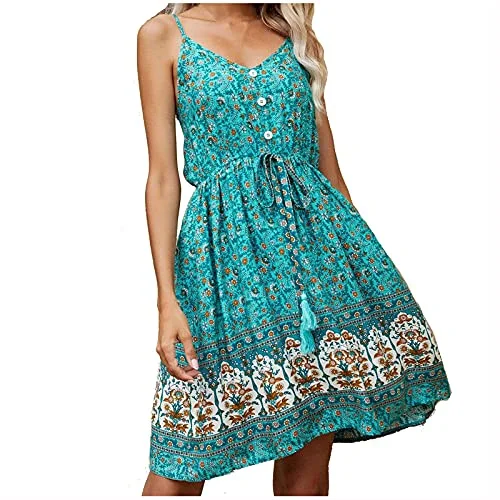 Women's Dress Sweet & Cute Dress Ladies Summer Beach Bohemian Casual Vacation Print Sexy Suspender Dress Fancy Cocktail Dress Party Dress Maxi A-line Dress Turtleneck Neckline Stylish Women's Dress Sweet & Cute Dress Ladies Summer Beach Bohemian Casual Vacation Print Sexy Suspender Dress Fancy Cocktail Dress Party Dress Maxi A-line Dress Turtleneck Neckline Stylish